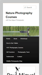 Mobile Screenshot of naturephotographycourses.co.uk